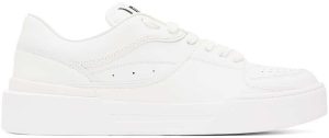 Dolce & Gabbana White New Roma Sneakers