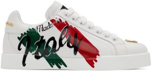 Dolce & Gabbana White Portofino Light Sneakers