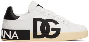 Dolce & Gabbana White Portofino Sneakers