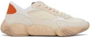 Valentino Garavani Beige Bubbleback Sneakers