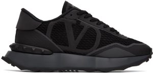 Valentino Garavani Black Netrunner Sneakers