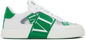 Valentino Garavani White & Green VL7N Sneakers