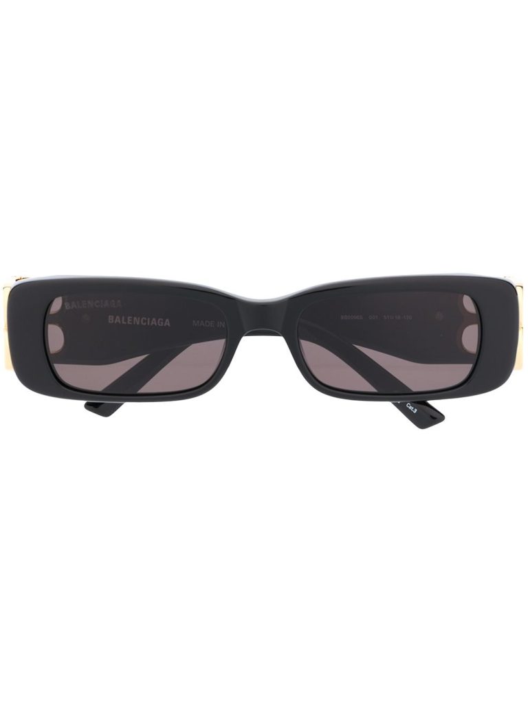 Balenciaga Eyewear rectangular frame BB Sunglasses