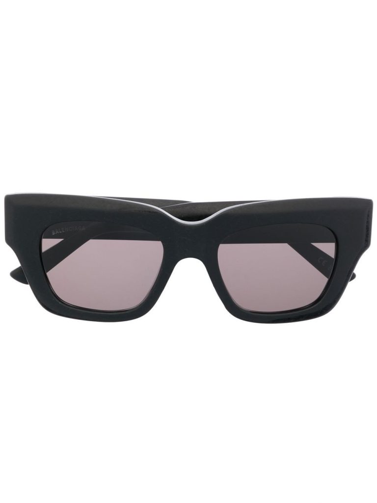 Balenciaga Eyewear side logo-plaque sunglasses