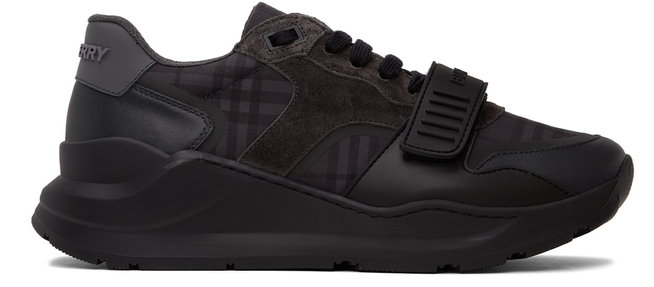 Burberry Grey Vintage Check Sneakers