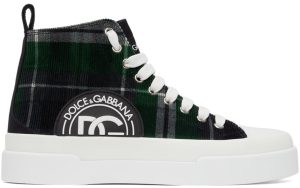 Dolce & Gabbana Portofino Light Two-Tone Mid-Top Sneakers