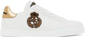 Dolce & Gabbana White Portofino Sneakers