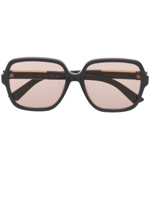 Gucci Eyewear logo-plaque oversized sunglasses