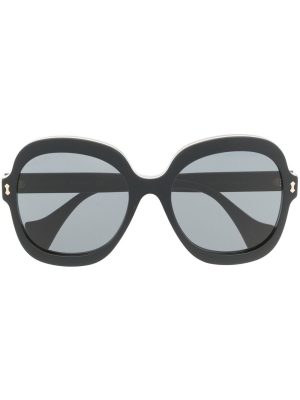 Gucci Eyewear logo-plaque square-frame sunglasses