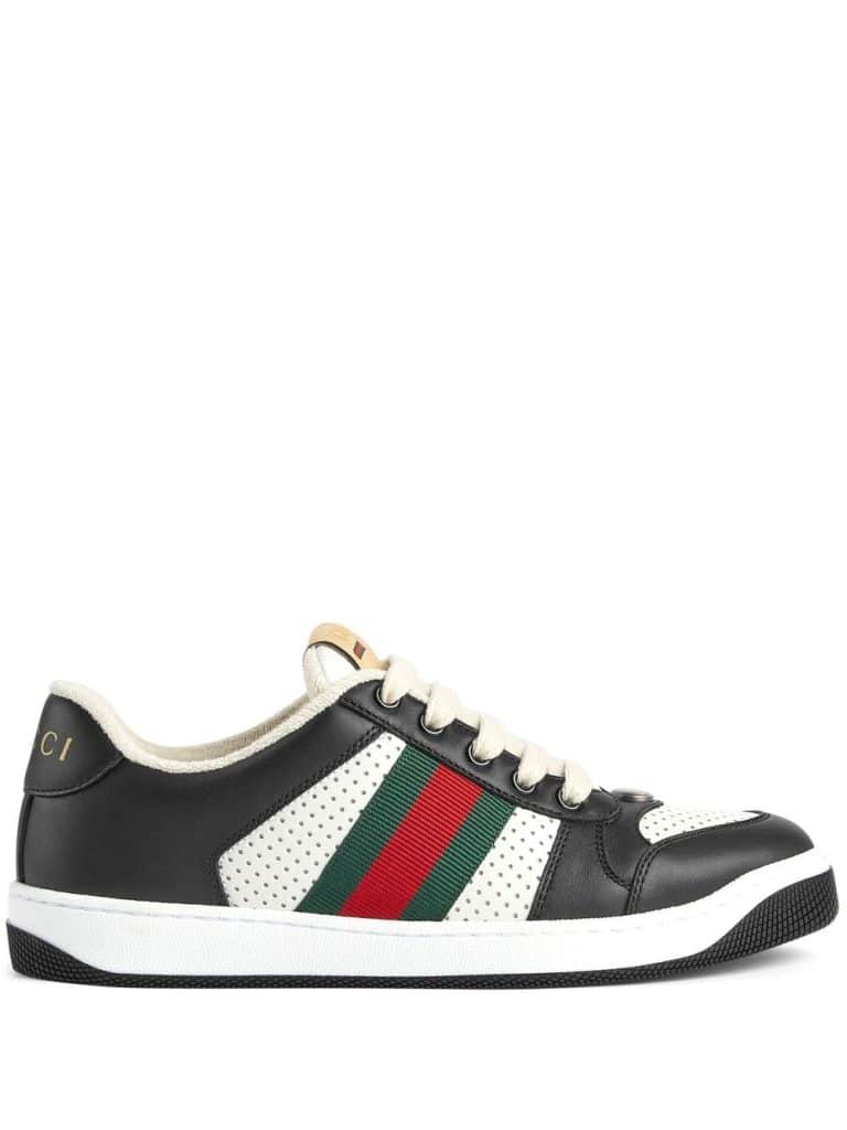 Gucci Screener Web Stripe sneakers