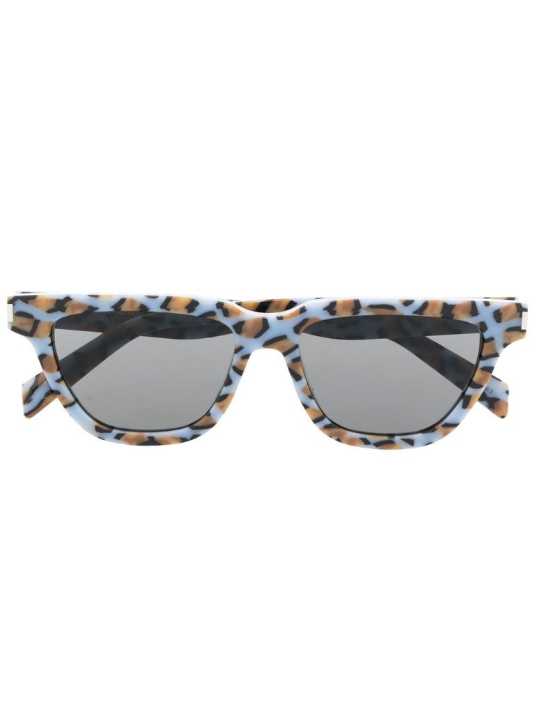 Saint Laurent Eyewear Sulpice marbled sunglasses