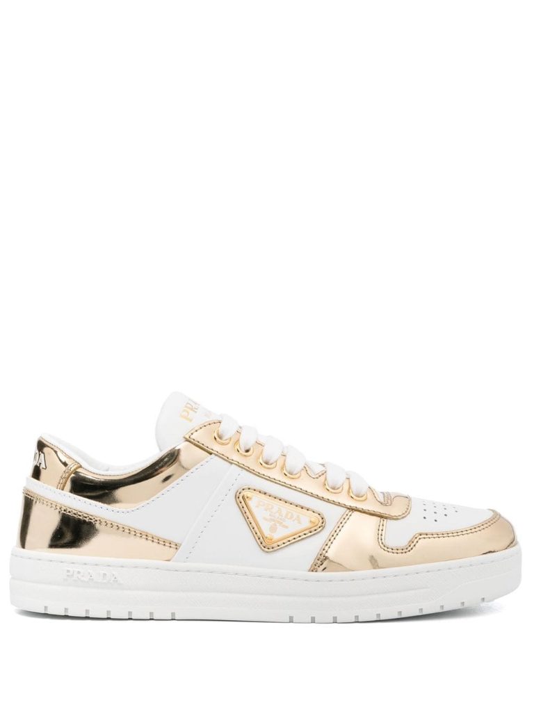 Prada Downtown leather low-top trainers