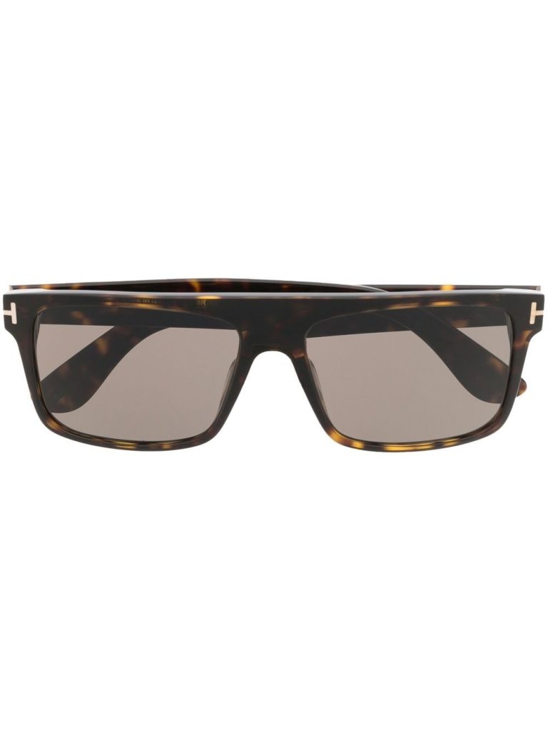 TOM FORD Eyewear square-frame tortoiseshell sunglasses
