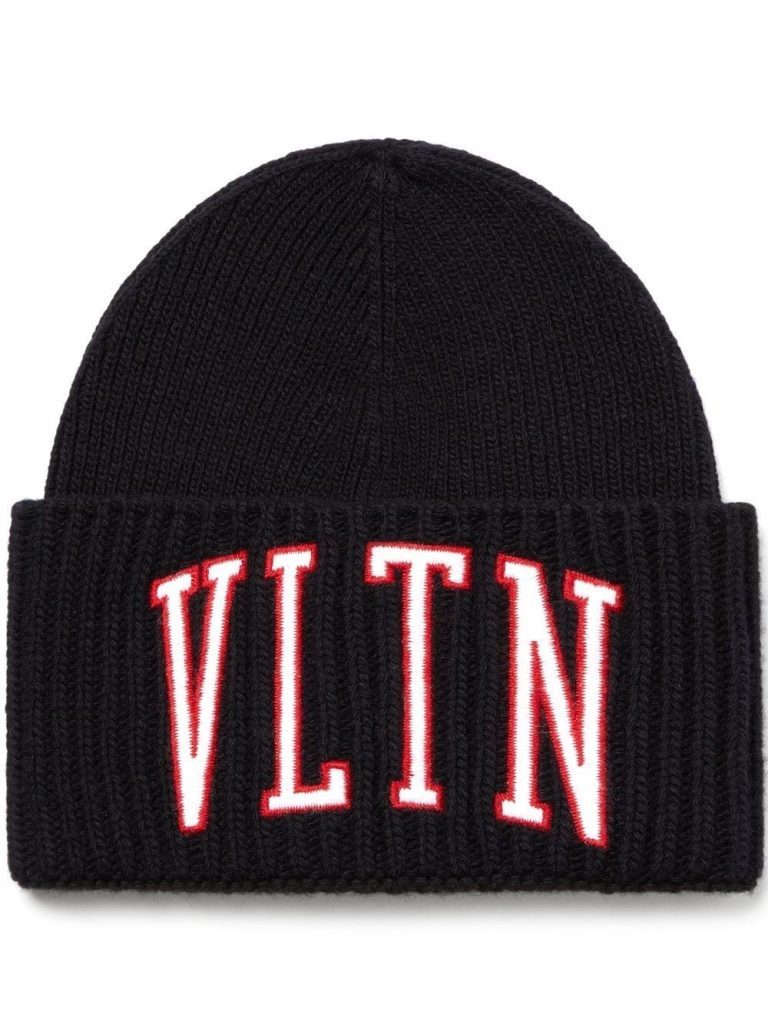 Valentino VLTN chunky-knit beanie