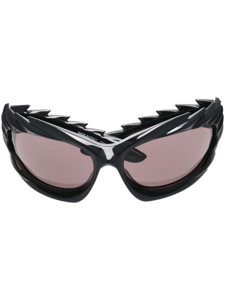 Balenciaga Eyewear Spike biker-style sunglasses