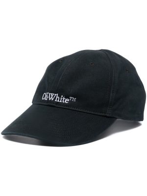 Off-White Bookish embroidered-logo cap