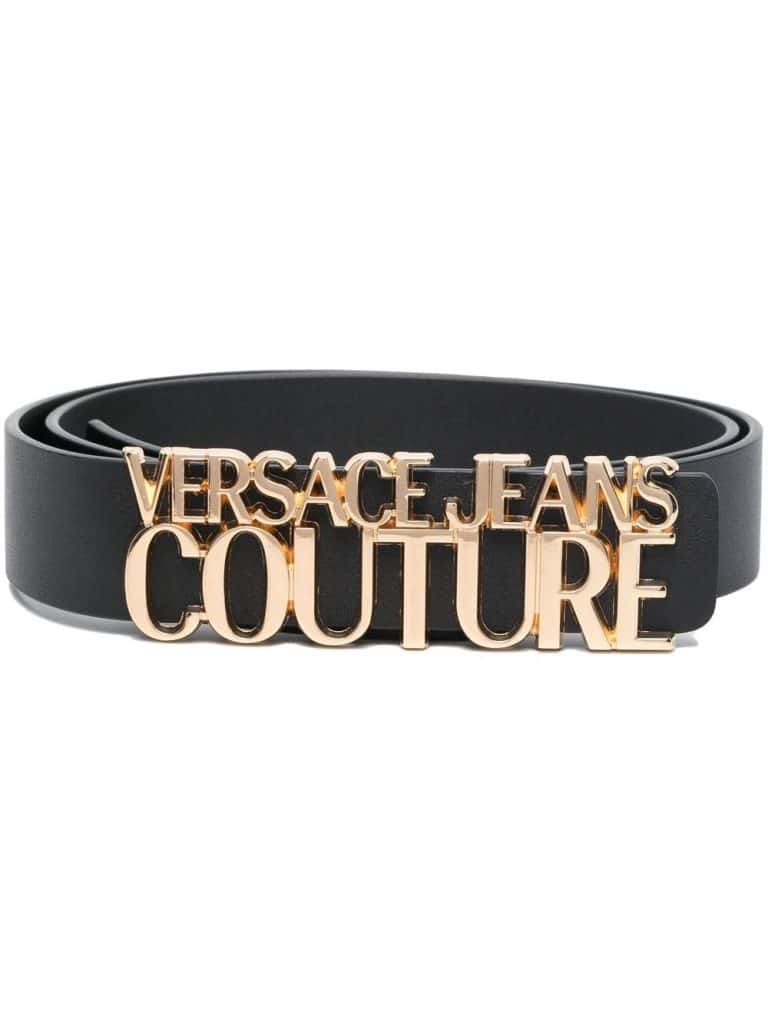 Versace Jeans Couture logo-detail leather belt