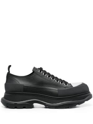 Alexander McQueen Tread metal-toecap sneakers