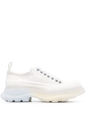 Alexander McQueen lace-up canvas shoes