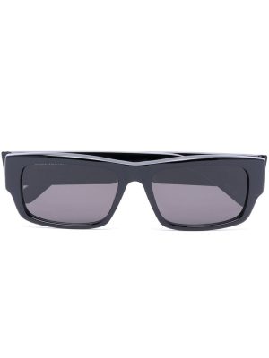 Balenciaga Eyewear logo-arm slim sunglasses