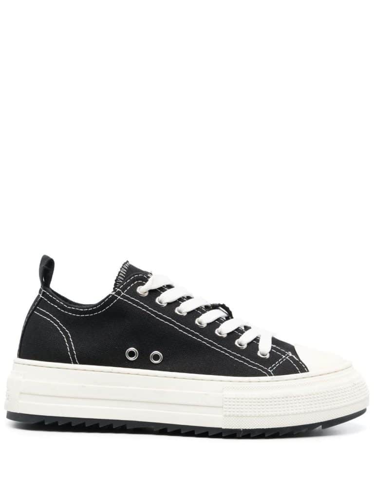 Dsquared2 contrasting-stitch detail low-top sneakers