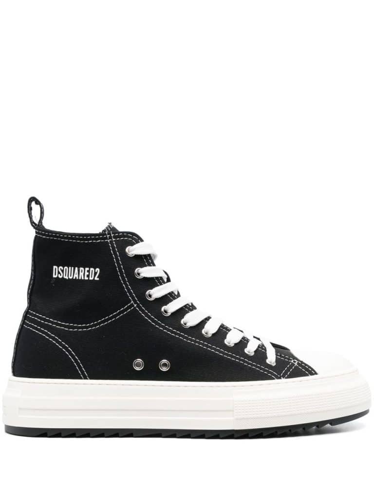 Dsquared2 high-top flatform sneakers