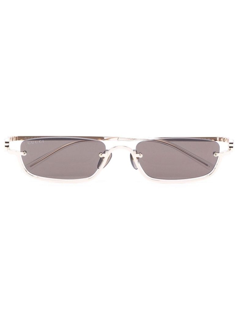 Gucci Eyewear slim rectangular-frame sunglasses