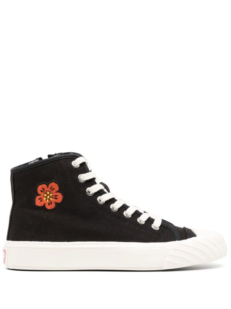 Kenzo embroidered-logo high-top sneakers