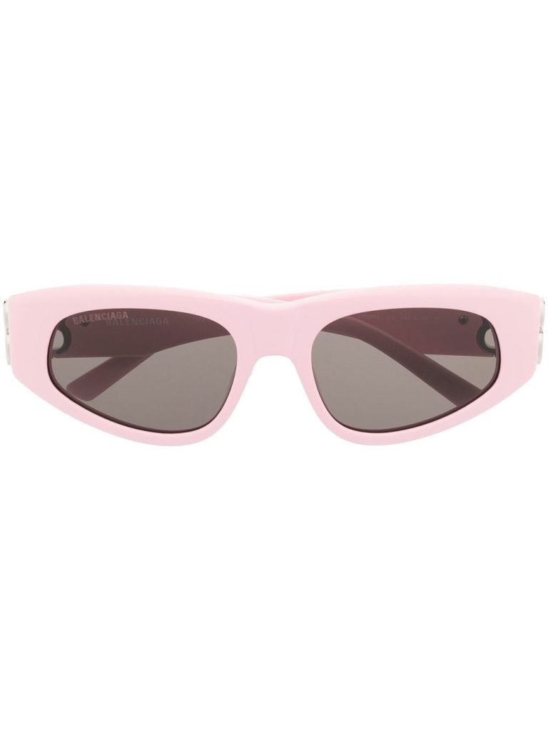 Balenciaga Eyewear logo-plaque cat-eye sunglasses