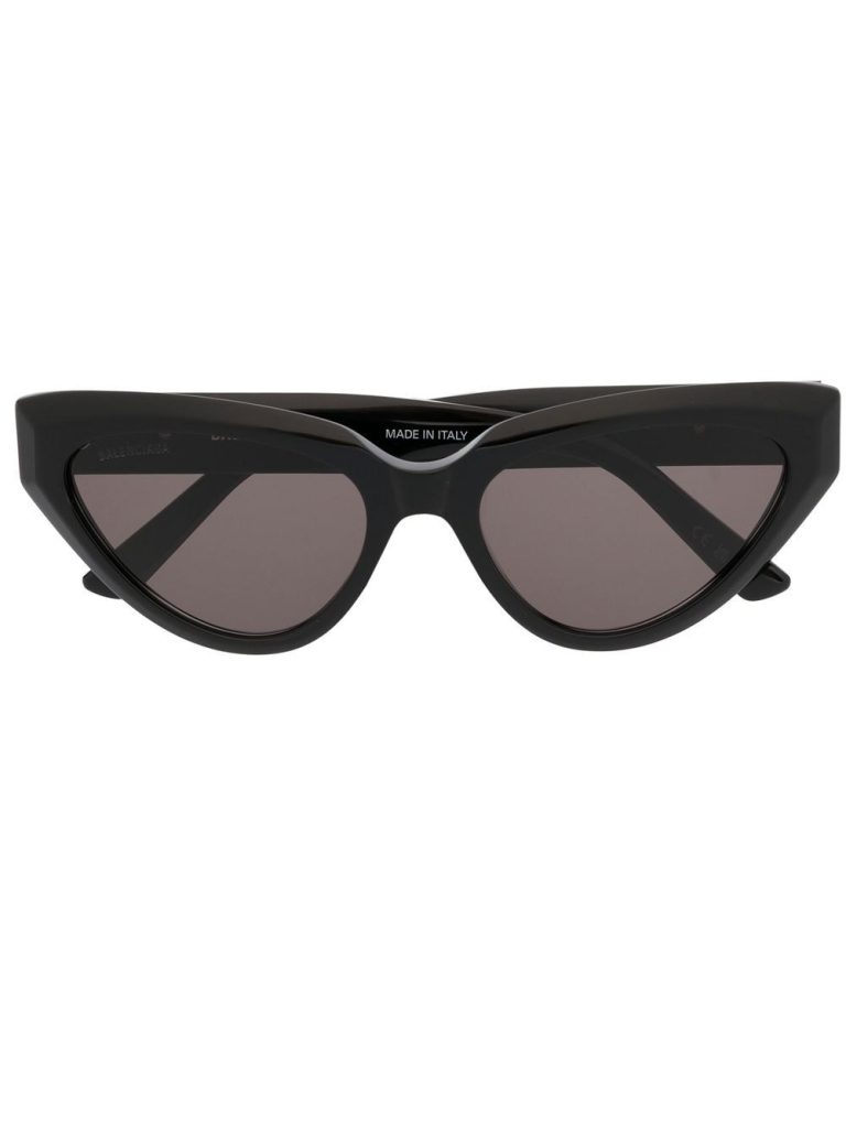 Balenciaga Eyewear logo-plaque cat-eye sunglasses