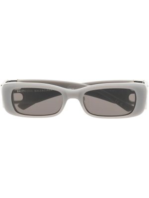 Balenciaga Eyewear logo-plaque rectangle-frame sunglasses