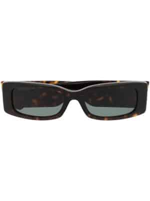 Balenciaga Eyewear logo-print arm detail sunglasses