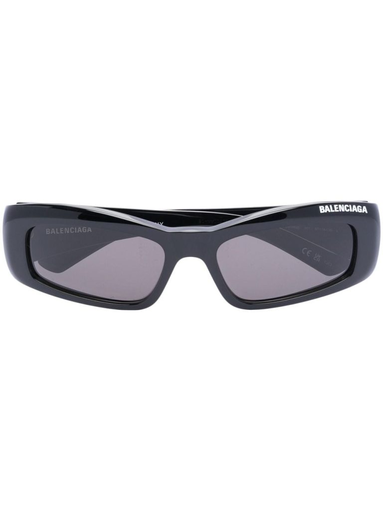 Balenciaga Eyewear logo-print square-frame sunglasses