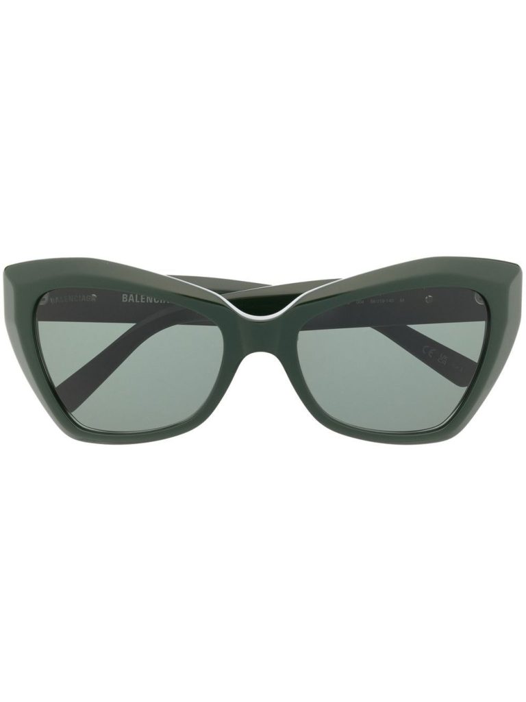Balenciaga Eyewear monogram-plaque butterfly sunglasses