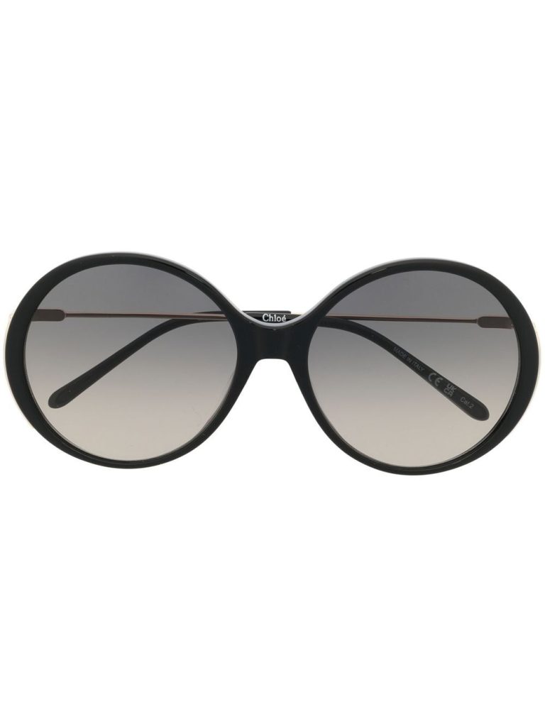 Chloé Eyewear gradient-lenses round-frame sunglasses