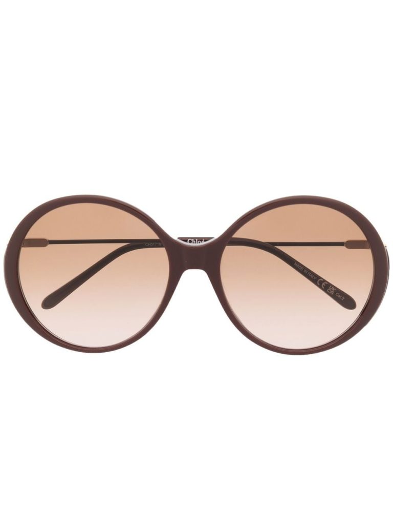 Chloé Eyewear gradient-lenses round sunglasses