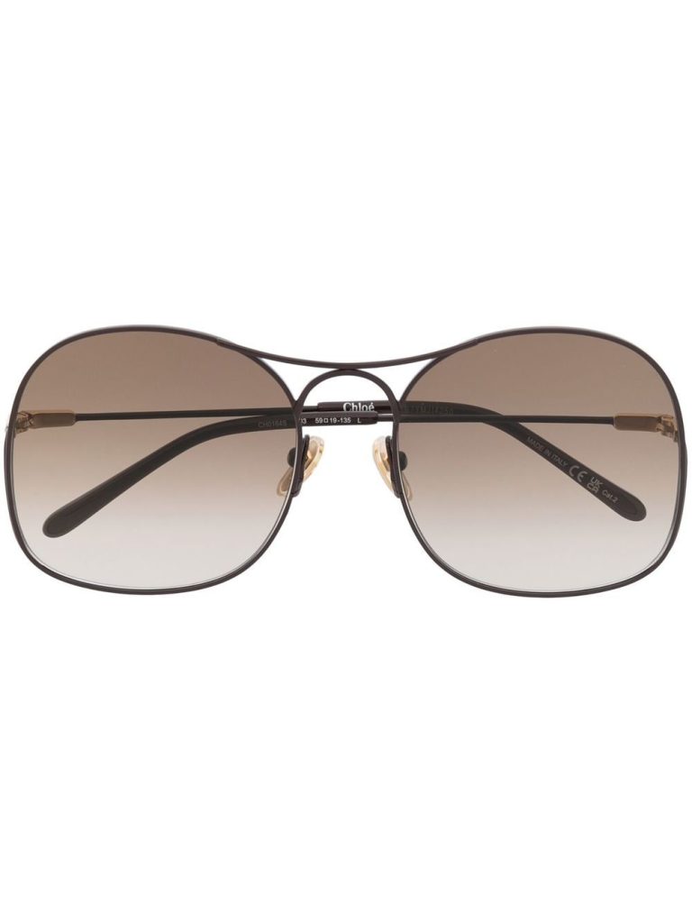 Chloé Eyewear oversized-frame sunglasses