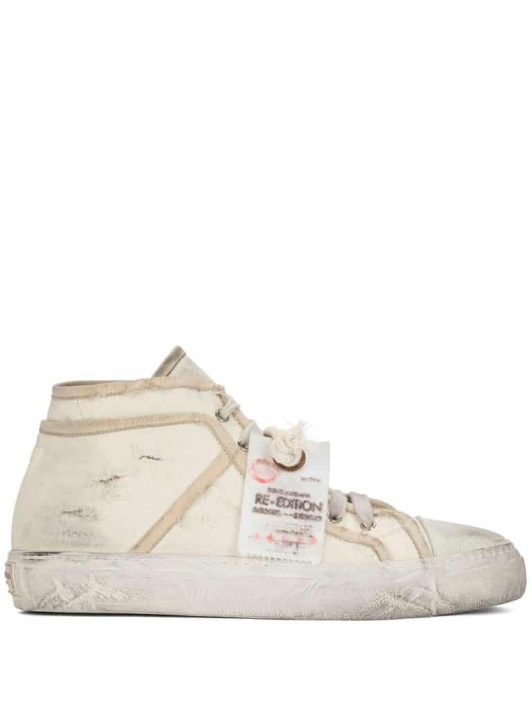 Dolce & Gabbana distressed-effect high-top sneakers