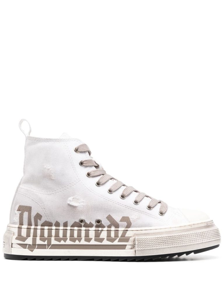 Dsquared2 logo-print ankle sneakers