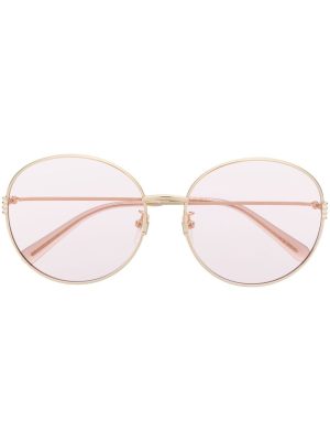 Gucci Eyewear metallic round-frame sunglasses