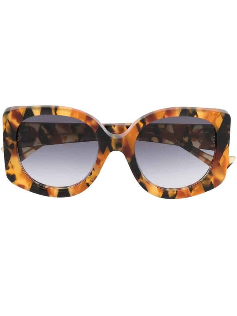 Gucci Eyewear oversize butterfly-frame sunglasses