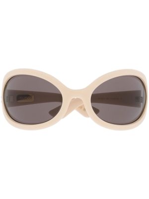 Gucci Eyewear oversized-frame logo-arm sunglasses