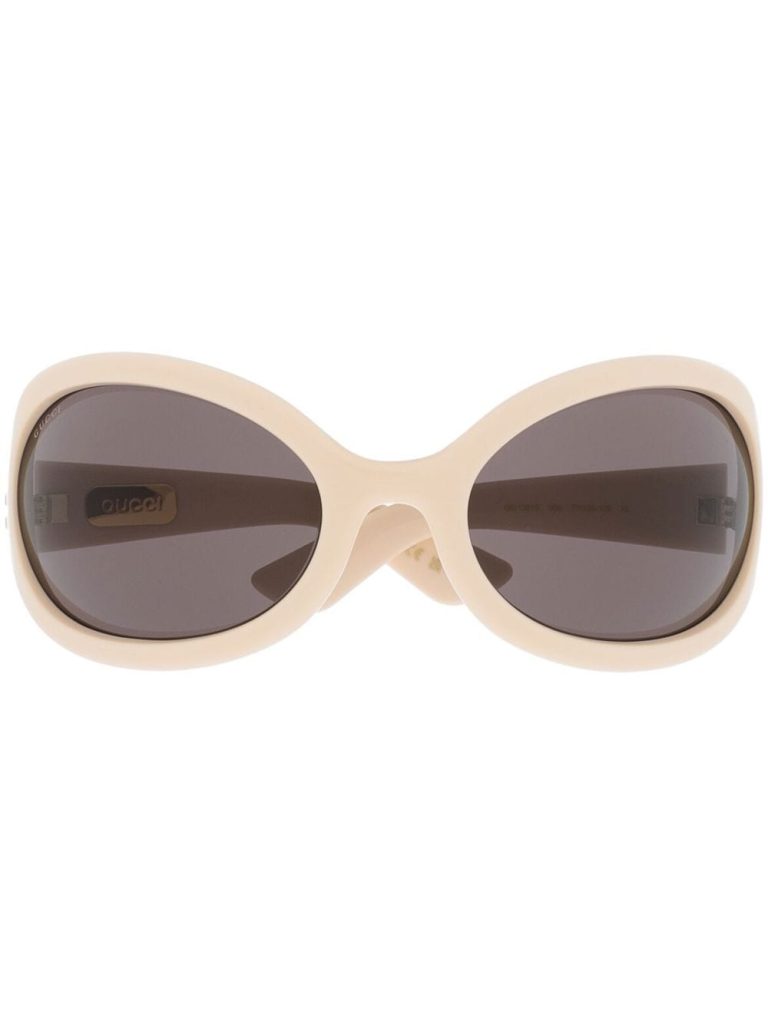 Gucci Eyewear oversized-frame logo-arm sunglasses