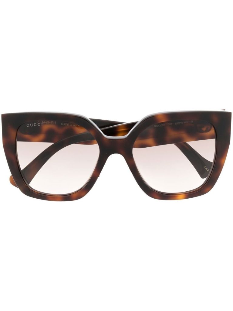 Gucci Eyewear tortoiseshell square-frame sunglasses