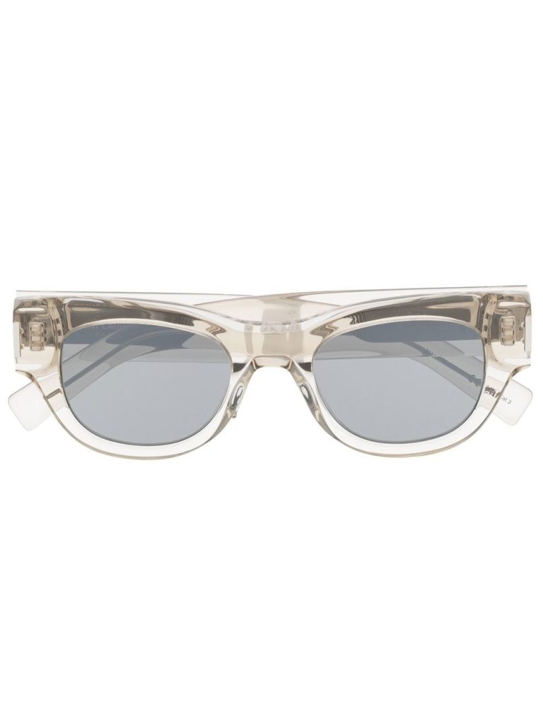 Saint Laurent Eyewear square-frame transparent sunglasses
