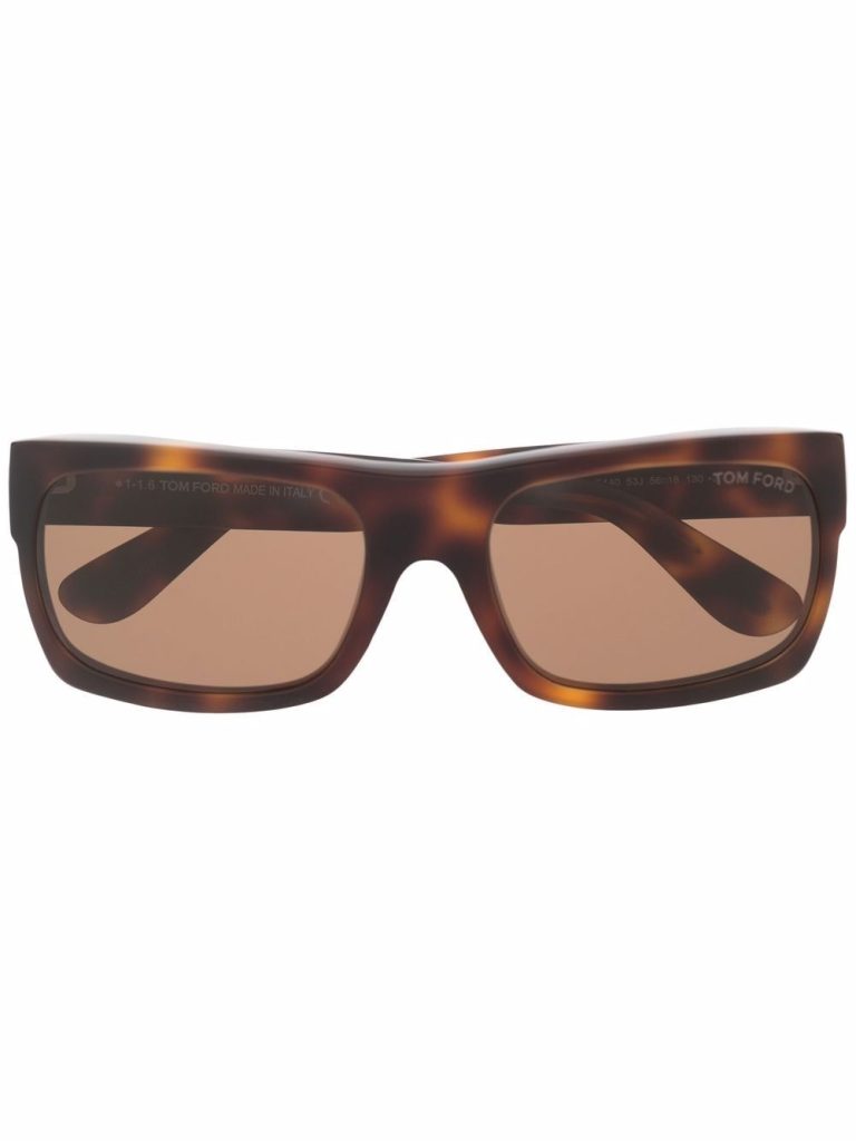 TOM FORD Eyewear tortoiseshell square-frame sunglasses