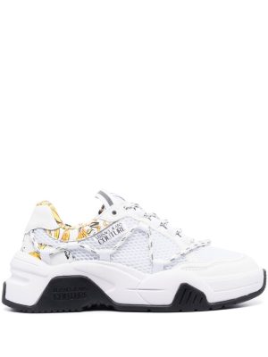 Versace Jeans Couture mesh-panel low-top sneakers