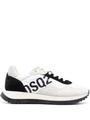 Dsquared2 two-tone logo-print sneakers