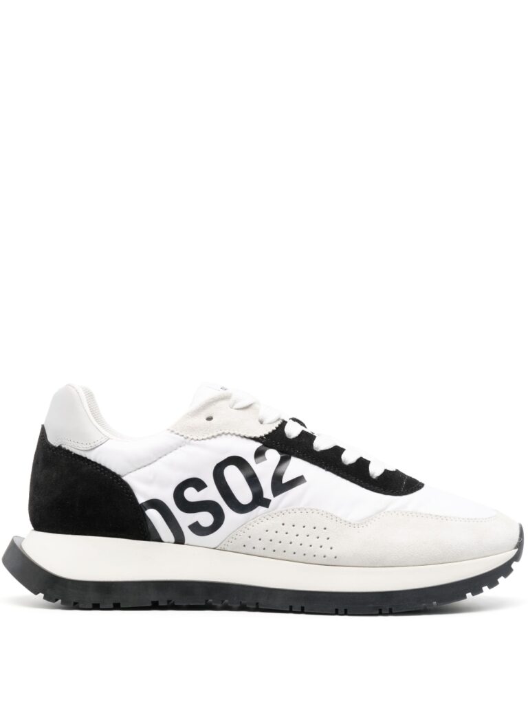 Dsquared2 two-tone logo-print sneakers