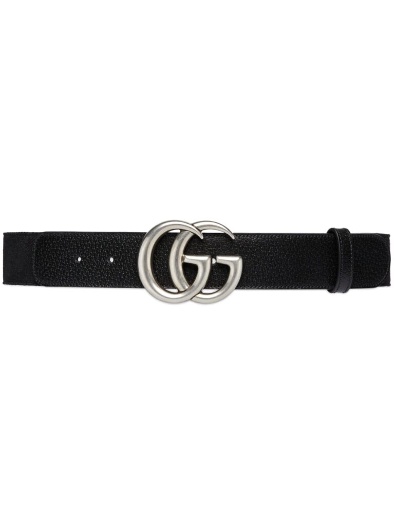 Gucci Double G Marmont leather belt